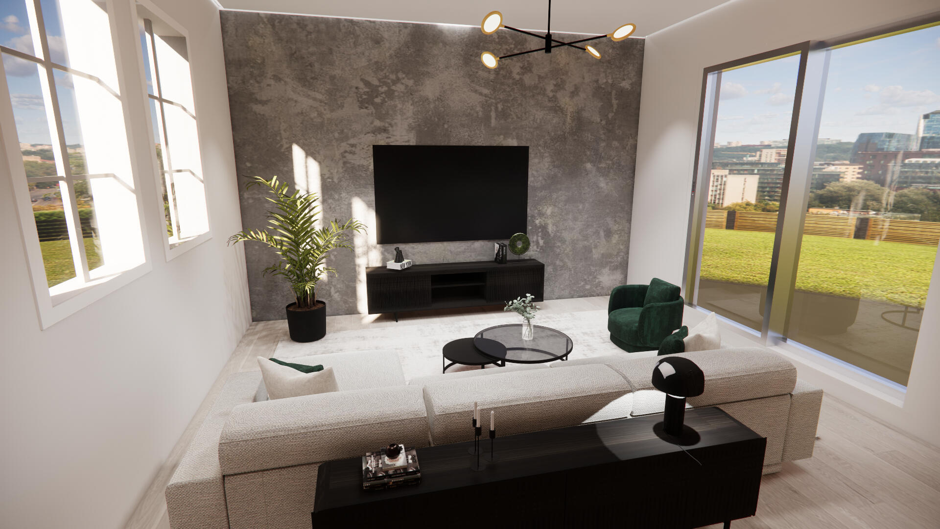 Photos créées avec le logiciel de rendu Enscape