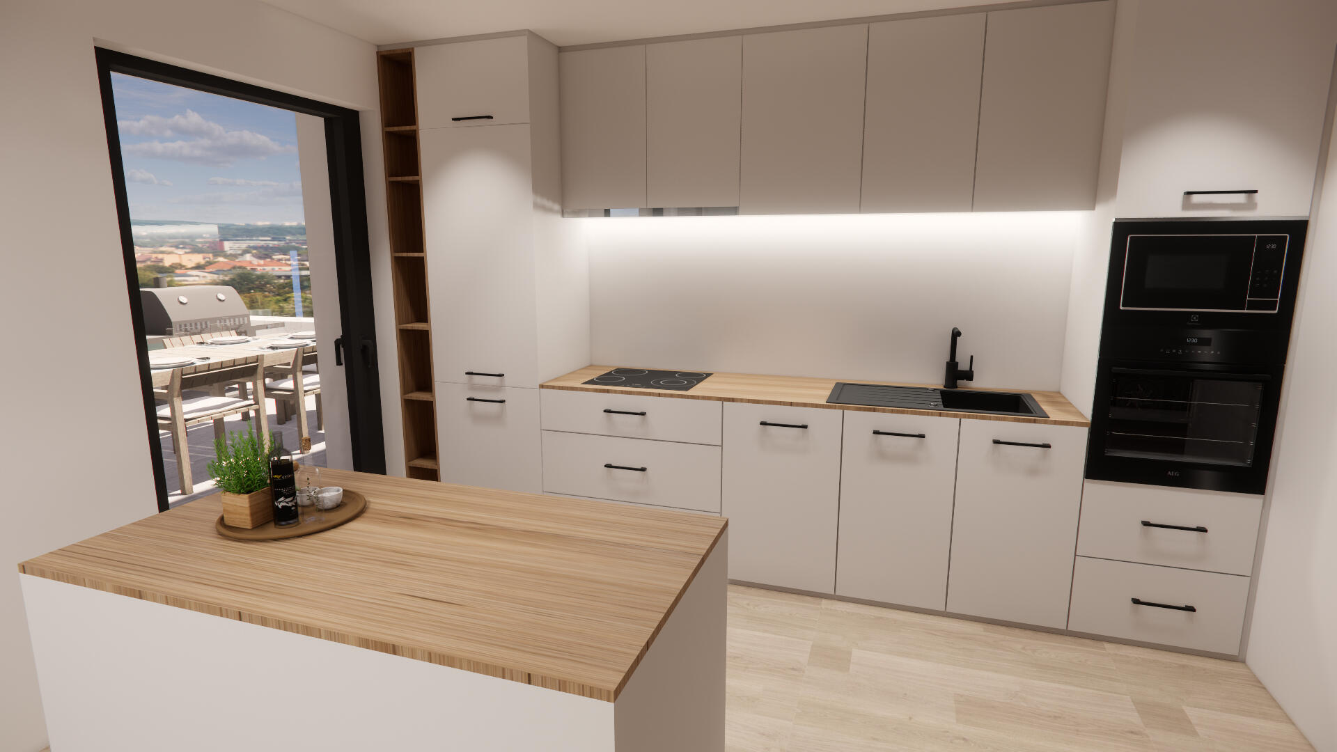 Photos créées avec le logiciel de rendu Enspace