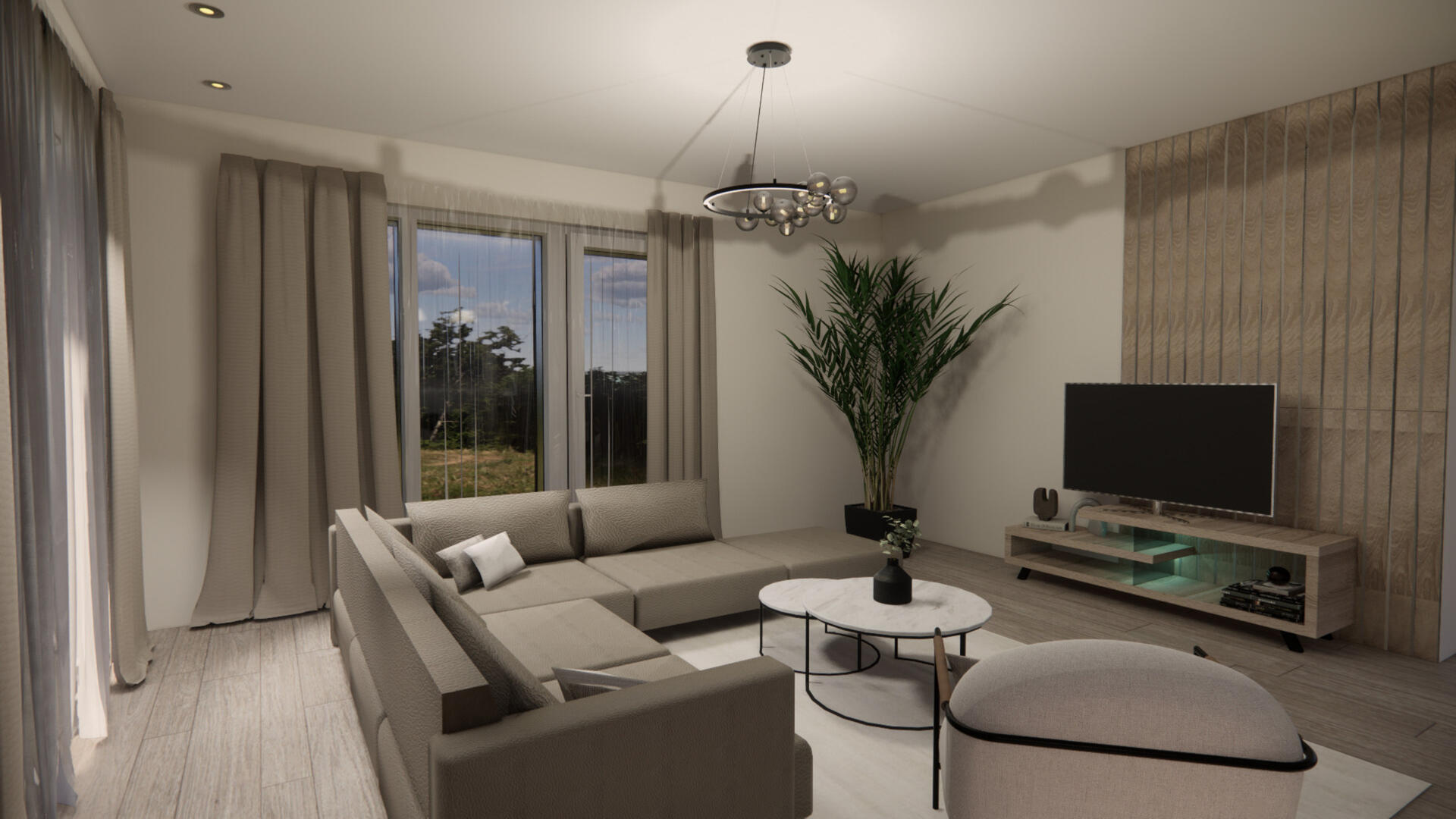 Photos créées avec le logiciel de rendu Enspace