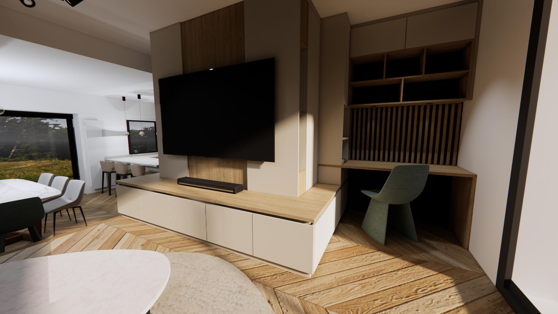 Photos créées avec le logiciel de rendu Enscape