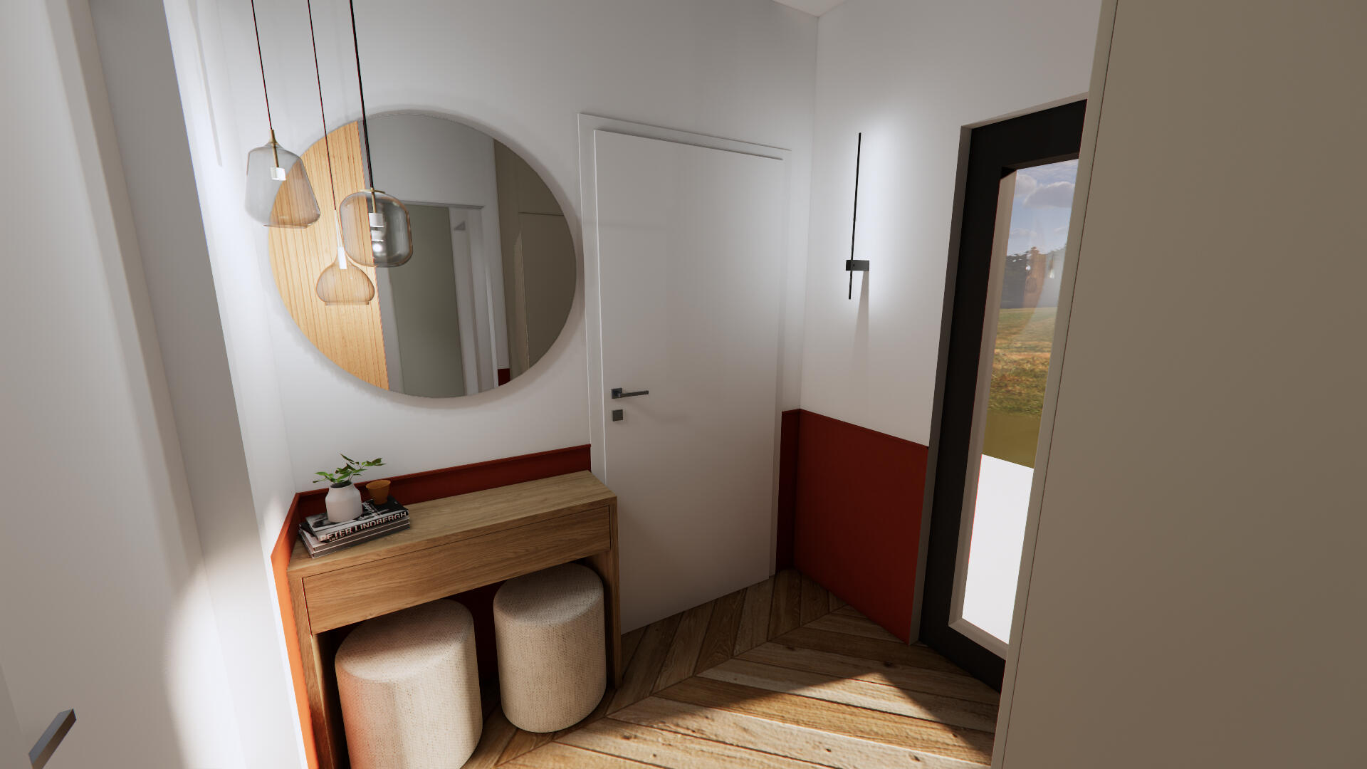 Photos créées avec le logiciel de rendu Enspace